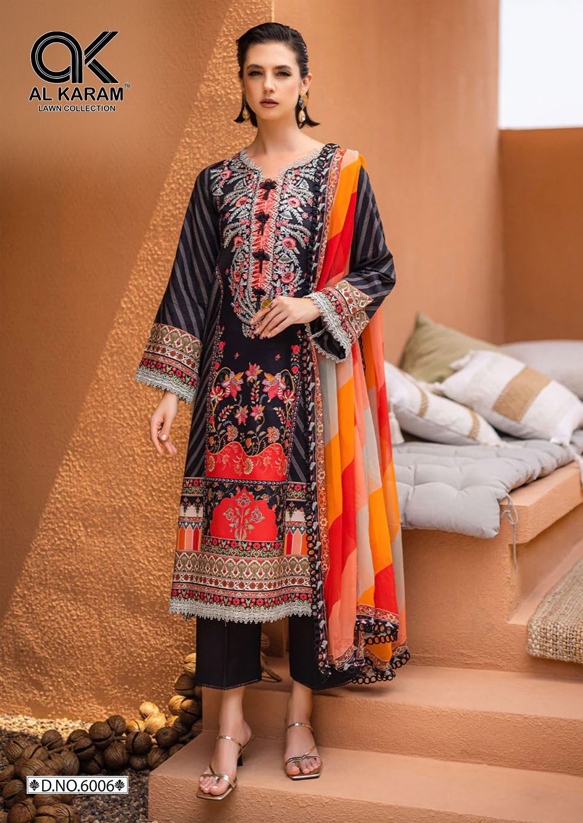 Florence Vol 6 By Al Karam Lawn Cotton Pakistani Readymade Suits Orders In India